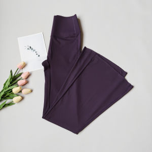 High Waist Yoga Pants Womens Tight Fit Elastic Long Sports Fitness Pilates Bell Bottoms Running Yoga Cycling Exercise