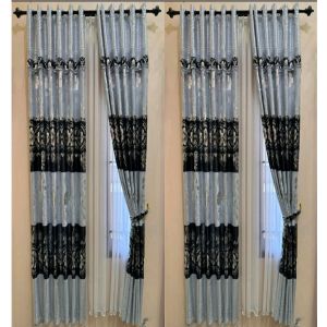 Gorden Blackout Zakat Print emas Poni Tempel