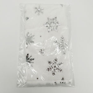 Christmas Decoration Wine Bottle Cover Restaurant Decoration Champagne Red Wine Bag Scene Arrangement Snowflake Wine Cover
