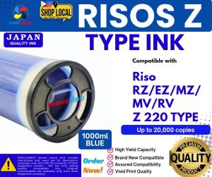 Compatible Duplicator Z type Red Blue and Black  Ink for EZ MZ RZ 1000ml