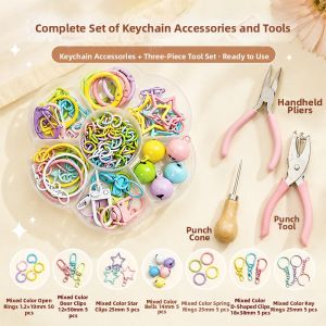 YUGUANG | DIY Accessories Kit for Keychain Making