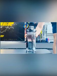 2000ml Outdoor Sporty water bottle adult students | Spout Drinking with Long Strap & Handy Handle