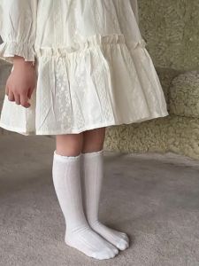 Childrens Girl High Long Socks  Princess Mesh School Spring Summer Kids Stockings