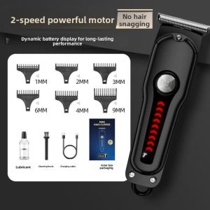 MONLEYTA | German Precision Electric Hair Clipper Home Use Bald Carving God Tool Self Haircut Shaving Machine Fast Charge Universal Voltage