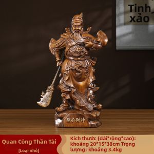 JUSHANYUAN | Tượng Quan Công Hút Tài Lộc