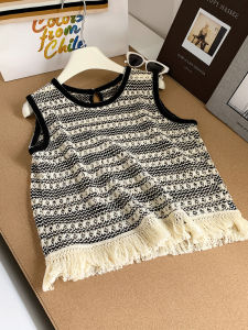 AMILUCK | เสื้อกั๊กแขนกุดหลวมๆ สำหรับผู้หญิง ฤดูใบไม้ร่วง 2025 เสื้อผ้าทำงานแบบใหม่ แฟชั่น กระโปรงทรงเอ ดีไซน์ด้วยขนแกะ คอตตอน 80%