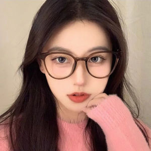 🔥Cc.👍Ultra Light Glasses Women Trendy Optical Glasses Anti Blue Light Oval Frame Fashionable