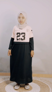 GAMIS ANAK PEREMPUAN ANGKA 23 NUMBER NFLSTYLE CARLINAKIDS