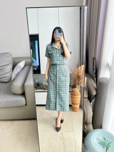SET STELAN ROK KATUN TWEED 8023/8037 IMPORT