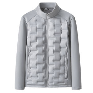APLOVERS | Slim Winter Warm Stand-collar Spliced Down Jacket