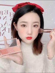 Svmy 3บลัชออนสีแปรงพาเลท/สีชมพูจานสีบลัชแรเงามืออาชีพสำหรับผู้หญิงความงาม