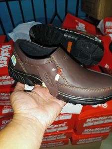 sepatu kulit pria warna coklat