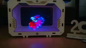 Mô Hình Máy Chiếu 3D Hologram Bằng Gỗ Cho Trẻ Em Phát Triển