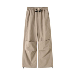 Quần dài ống rộng nữ MiiOW vải cotton phong cách Mỹ mỏng rộng - mùa hè