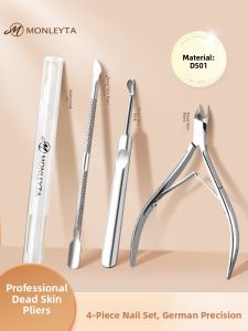 MONLEYTA | Manicure Shop Professional Dead Skin Clipper Nail File Strip Dead Skin Remover Tool Set Full Set For Finger Nail Trimming