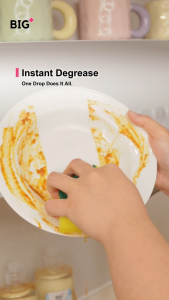 BIG+ GreasePop! Dishwashing Liquid (600g) Instant Degrease Odor Removal Gentle Formula Anti-Bact Sabun Basuh Cuci Pinggan