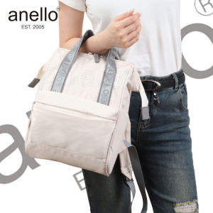 กระเป๋าเป้แฟชั่น anello พร้อมส่ง ลายสกรีนบนผ้าเเละสาย ใหม่ ช่องเยอะใส่ของได้ ใส่โน๊ตบุ๊คได้ ราคาถูกต้อง คุณภาพถูกแตกต่าง