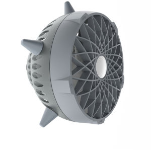 【Ready Stock】Desk Fan with Smart Sensor Rechargeable Desk Personal Fan with 5 Wind Modes No Button Design for Home Office RV