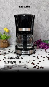 Idealife Coffee Maker - Mesin Pembuat Kopi Idealife CM-1201 Kapasitas 1.2 L
