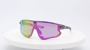 Outdoor TR90 UV400 Interchangeable Magnetic Polarized Cycling Glasses Windproof Polarized Sport Sunglasses