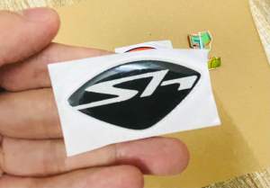 Logo Sh ánh camay tem nổi dán mặt nạ trang trí xe.