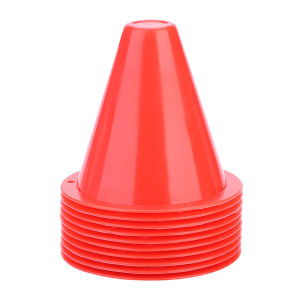 10Pcs Soccer Training Cone Football Barriers Plastic Marker Holder Accessory
