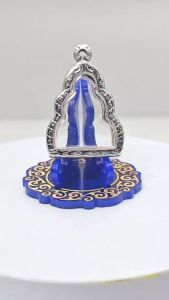 M#1028 ตลับพระ/กรอบพระสเตนเลสลายไทย พิมพ์พระปิดตาหรือลอยองค์หรือพิมพ์ใกล้เคียง เป็นต้น <<ขนาดที่ใส่สวย 2.5*3.2 ซม>>