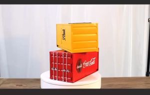 ตู้คอนเทนเนอร์ใส่ของ กล่องใส่เช็ดชู่ ใส่ปากกา ใส่เครื่องเขียน สไตล์สร้างสรรค์