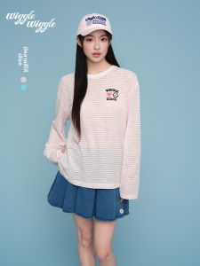 Wiggle Wiggle | Striped Summer Lazy Style T-shirt