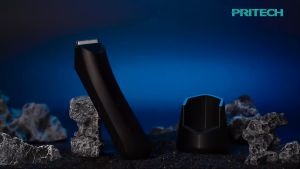 Pritech | Máy Cạo Lông Thân Thể Nam PRITECH Không Dây Sạc Được Lưỡi Gốm Sử Dụng Được Khi Ướt & Khô Dùng Cho Vùng Bẹn/Bìu Có Đế Sạc