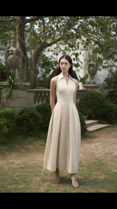 EMROSE Đầm kiểu cổ sơ mi dáng dài Freesia Dress