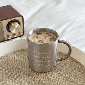 Cốc Cà Phê Bằng Thép Không Gỉ Đơn Giản Cho Cặp Đôi Cốc Nước Đơn Giản Cốc Đựng Sữa Cốc Đựng Nước Dùng Cho Ký Túc Xá Tại Nhà