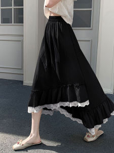 DAIXIANGFEIZI | Irregular A-Line Mid-Length Skirt