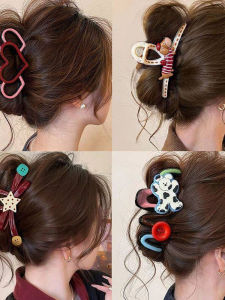 Korean Cartoon Cute Large Size Hair Clamp For Big Hair Volume And Styling