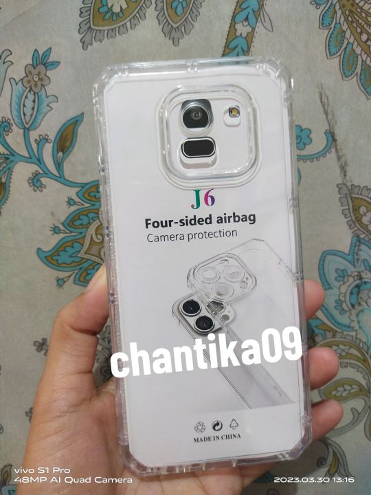 Case AIRBAG SAMSUNG J6/ Softcase Silikon Karet Bahan Tebal Case Hp