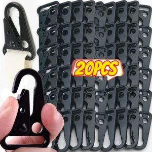 20 cái đa chức năng Miệng phẳng móc hawkbill khóa móc leo núi Thắt lưng vải móc chìa khóa túi móc khóa ngoài trời chiến thuật leo núi công cụ