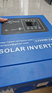 【New】LAIRTPOW 1.6KW 1600W Hybrid Solar Inverter Built In 100A/60A MPPT 12V/24V System 220V 60HZ 60V-450V PV Input Can Operate with or without Batteries