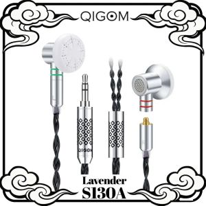 QIGOM Wired Earphone HIFI 130ohm 112dB Removable MMCX Cable Wide Sound Domain Tri-frequency Separation Earphone Original S130A