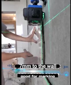 12/16 Line 4D Adjustable Laser Level Light Self-Leveling 360° Rotary Cross Auto Measuring Laser Gree Auto Measuring Self Leveling ToolGreen Laser Level