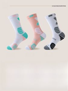 JINGCHI | Mens Basketball Socks Professional Thickened Absorbent Breathable Sports socks Mid-calf Running elite Anti-Odor Sweat Absorbent
