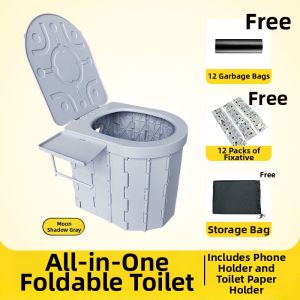 Foldable Portable Outdoor Toilet for Camping and Travel