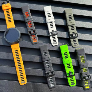 Zenia สายนาฬิกาซิลิโคนเกรดพรีเมียม 2 สี ขนาด 18 มม. และ 22 มม. สำหรับ Garmin Forerunner 570 47mm 265 265S 255 255S Music Venu 3 3S 2 2S Vivoactive 4 4S Vivomove 3S Rey Captain Marvel First Avenger Forerunner265 Venu4 45mm 41mm Venu3 อุปกรณ์เสริม