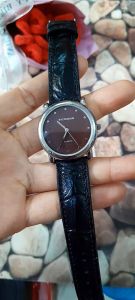 Đồng hồ nam tay nhỏ nữ tay to SENOVA dây da second hand si nhật- đã qua sử dụng