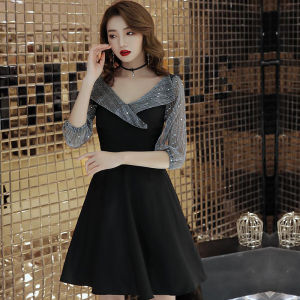 French Style Wine Red Bridal Dress Wedding Reception Suit Small Size Return Home Clothes Womens Fashion Polyester Fiber