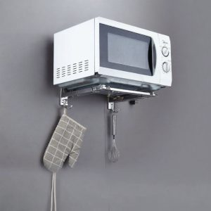 Wall-Mounted Stainless Steel Kitchen Organizer Rack