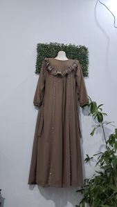 wenay Maxy Dress Gamis Wanita Muslim Terbaru 2025 Bahan ceruti Gamis Pesta Kondanggan Mewah Elegan