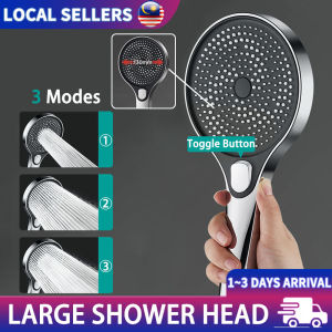 Malaysia In Stock High Pressure Shower Head Bathroom Rainfall SKIN SPA 3 Mode Water Saving Shower Faucet Nozzle Bathroom Accessories