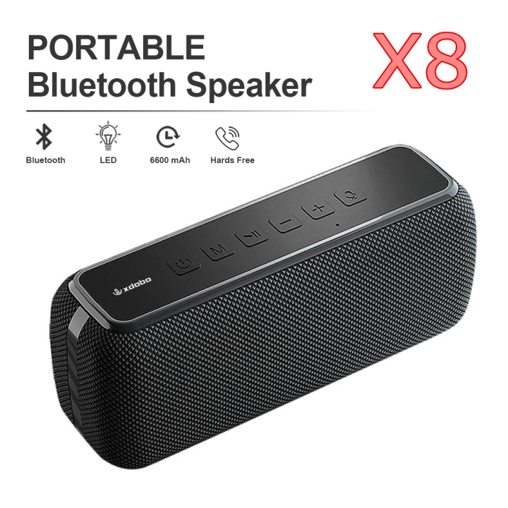 60W Xdobo X8 Bluetooth Speaker Wireless Portable Subwoofer Waterproof