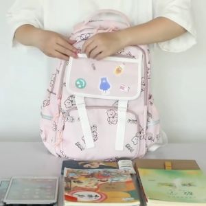 TAS SEKOLAH ANAK PEREMPUAN TAS RANSEL SEKOLAH ANAK CEWEK REMAJA MODEL IMPORT TERBARU 2024 RANSEL ANAK CEWEK SEKOLAH DASAR KAPASITAS BESAR