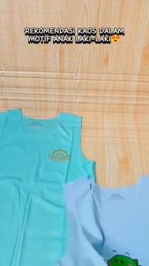 FYBJA010 Singlet Pakaian Dalam Anak Laki Laki Kaos Kutang Cowok